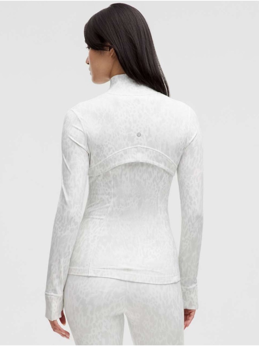 Lululemon Define Jacket *Nulu Contour Spot White Multi Sporty Outdoor 4 Pilates - Picture 2 of 13